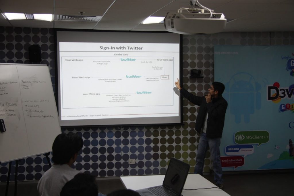 Image: at GTUG Delhi DevFest | c. 2012