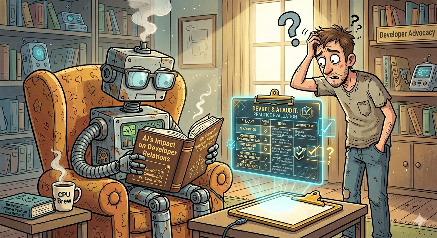 representation of a bot reading a book